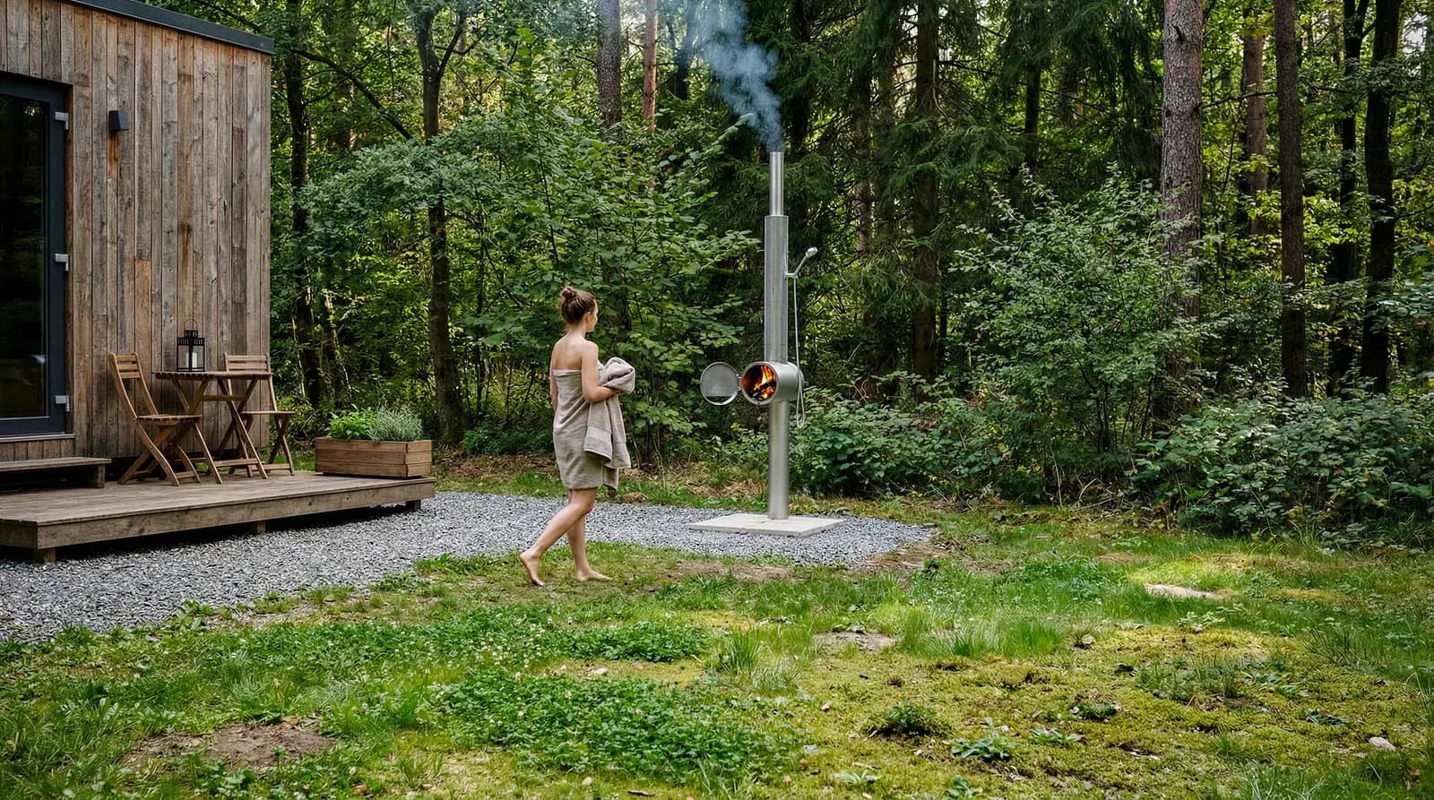 Naturduschen mitten im Grünen